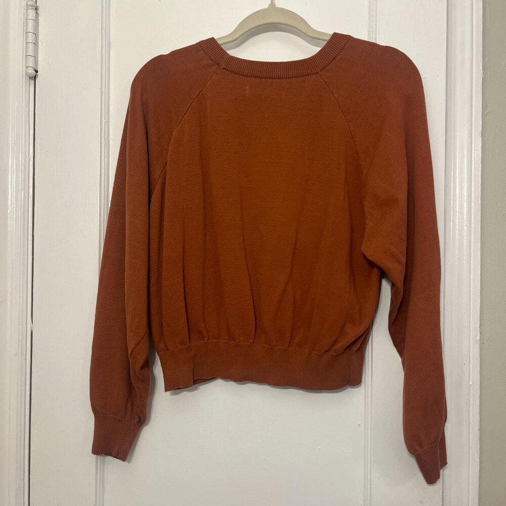 Christy Dawn The Sonny Sweater Rust Burnt Orange - Picture 5 of 6